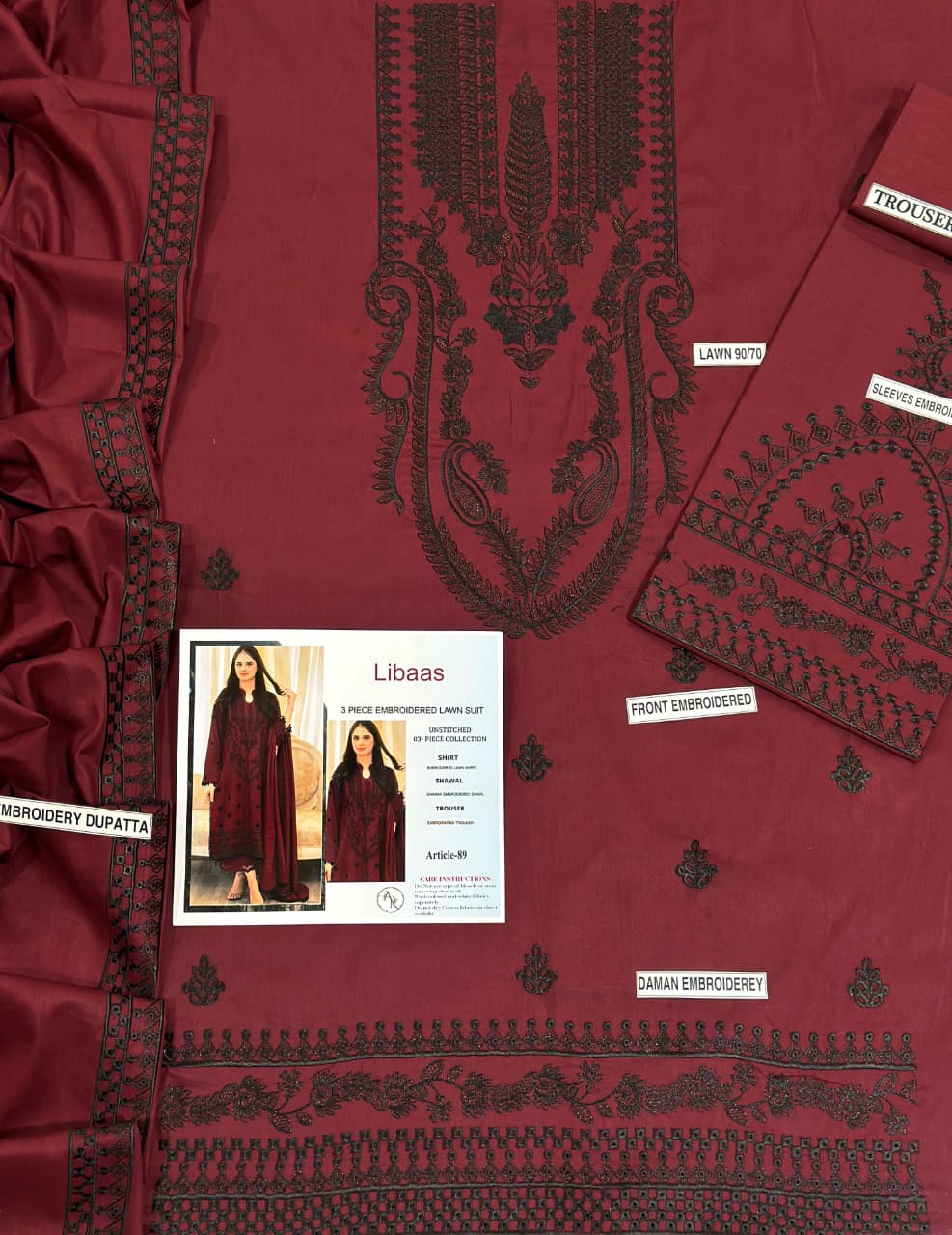 Lawn Embroided