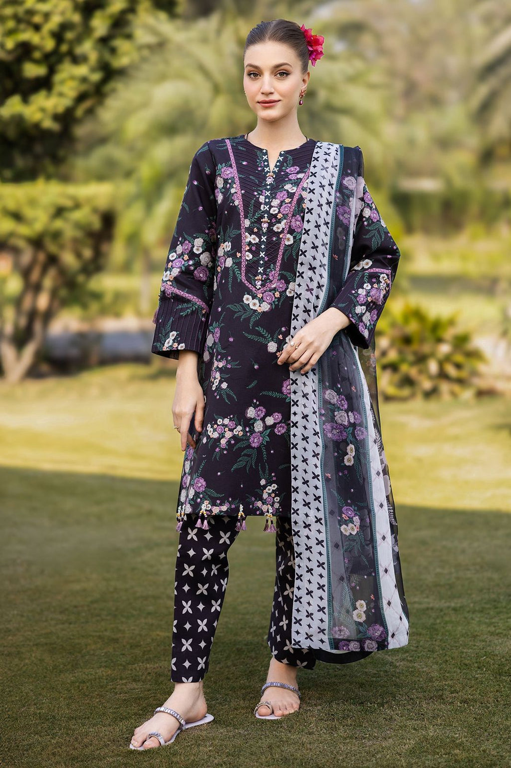 Lawn Printed