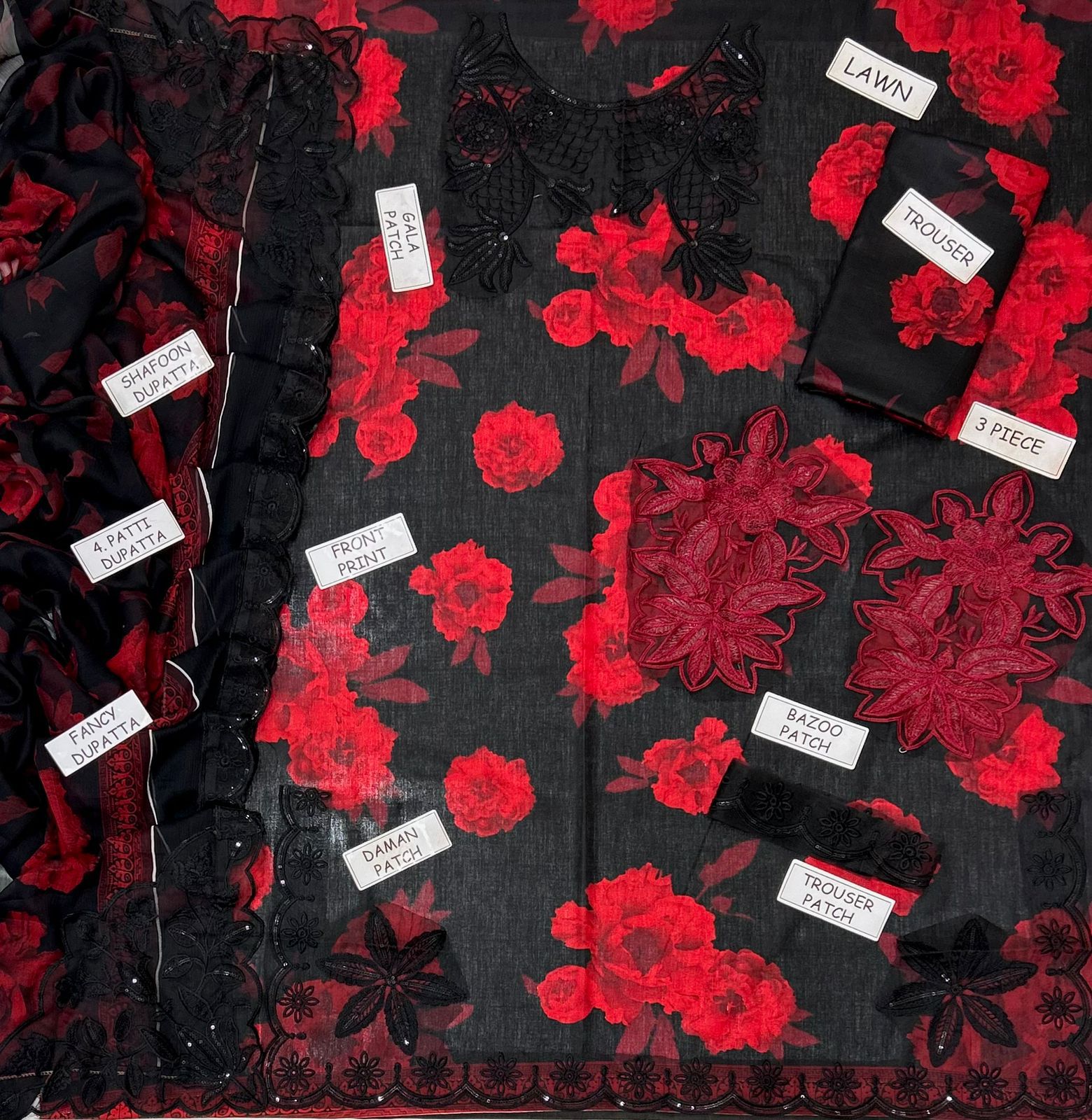Lawn Embroided