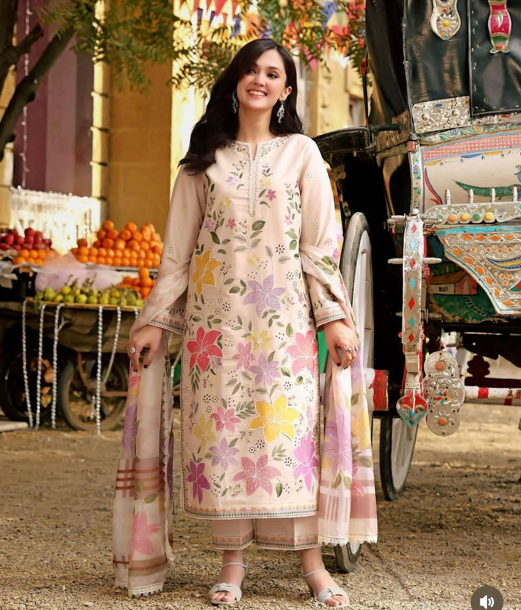 Lawn Embroided