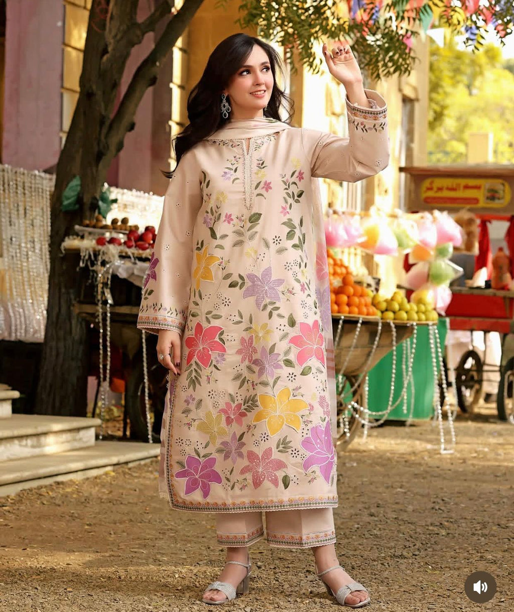 Lawn Embroided