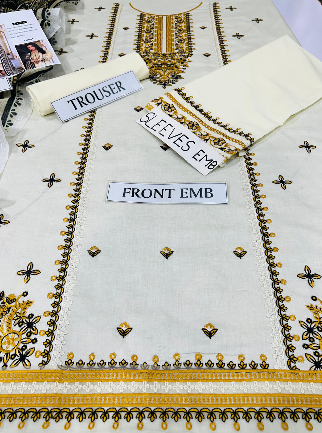 Lawn Embroided