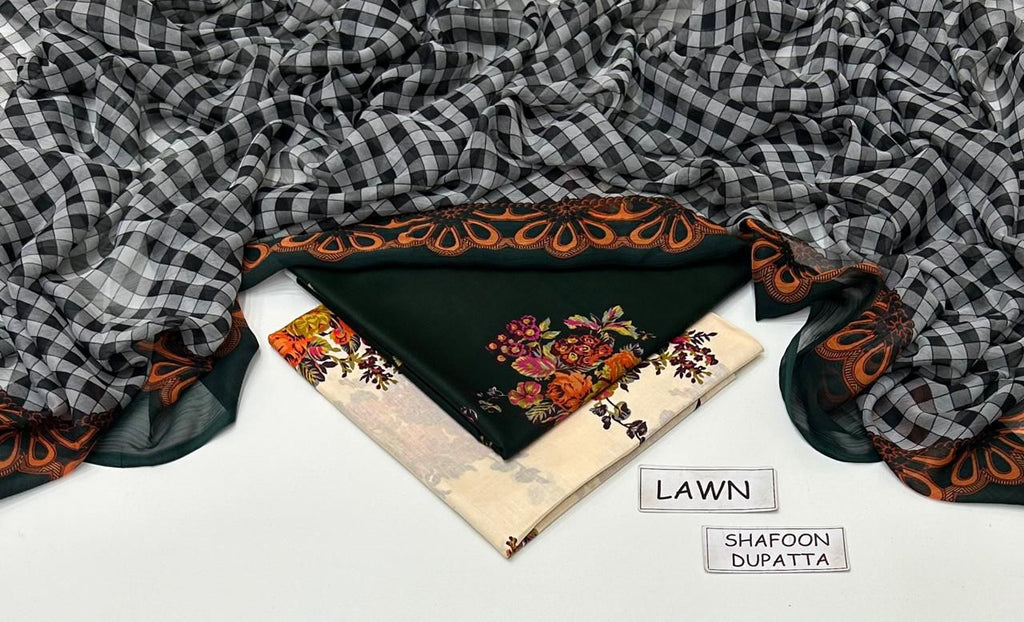 Lawn Printed