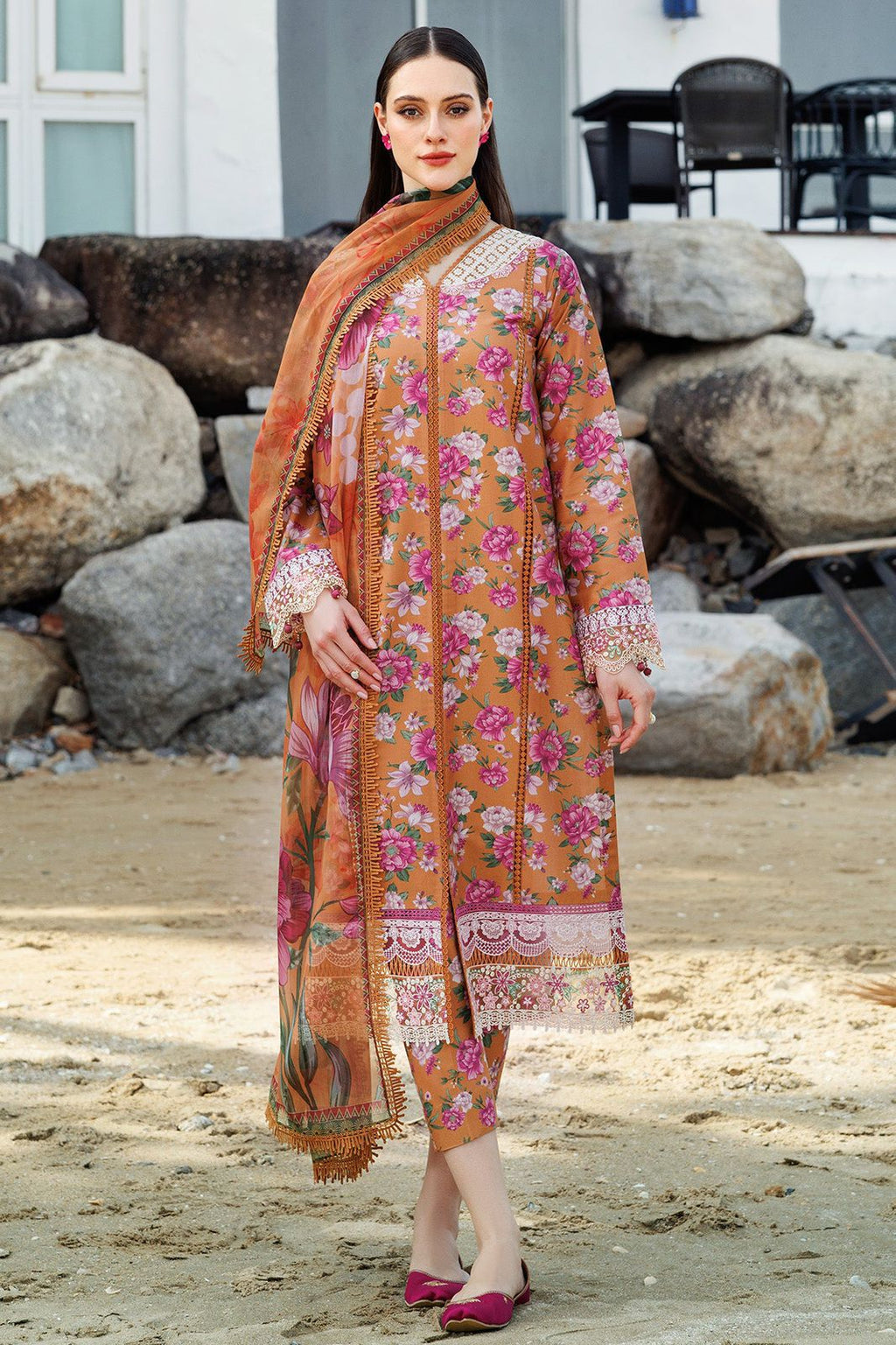 Lawn Embroided