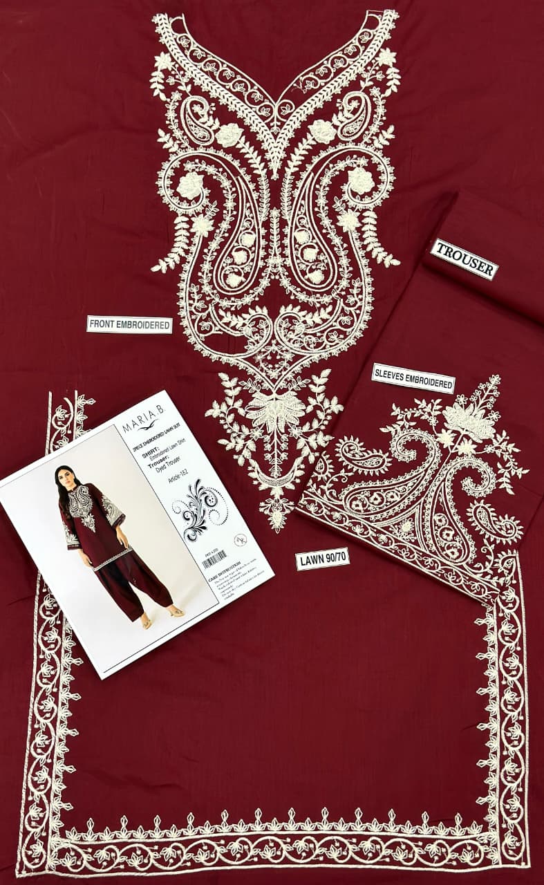 Lawn Embroided