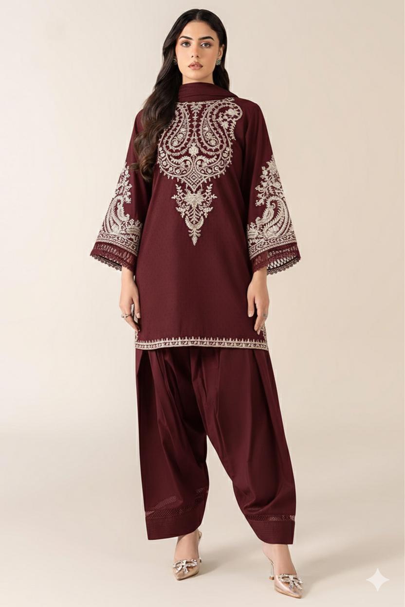 Lawn Embroided