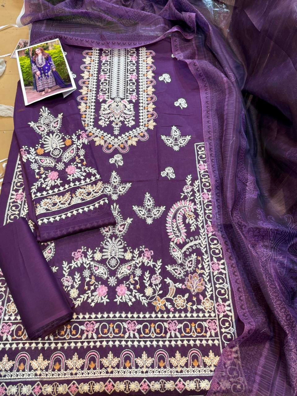 Lawn Embroided