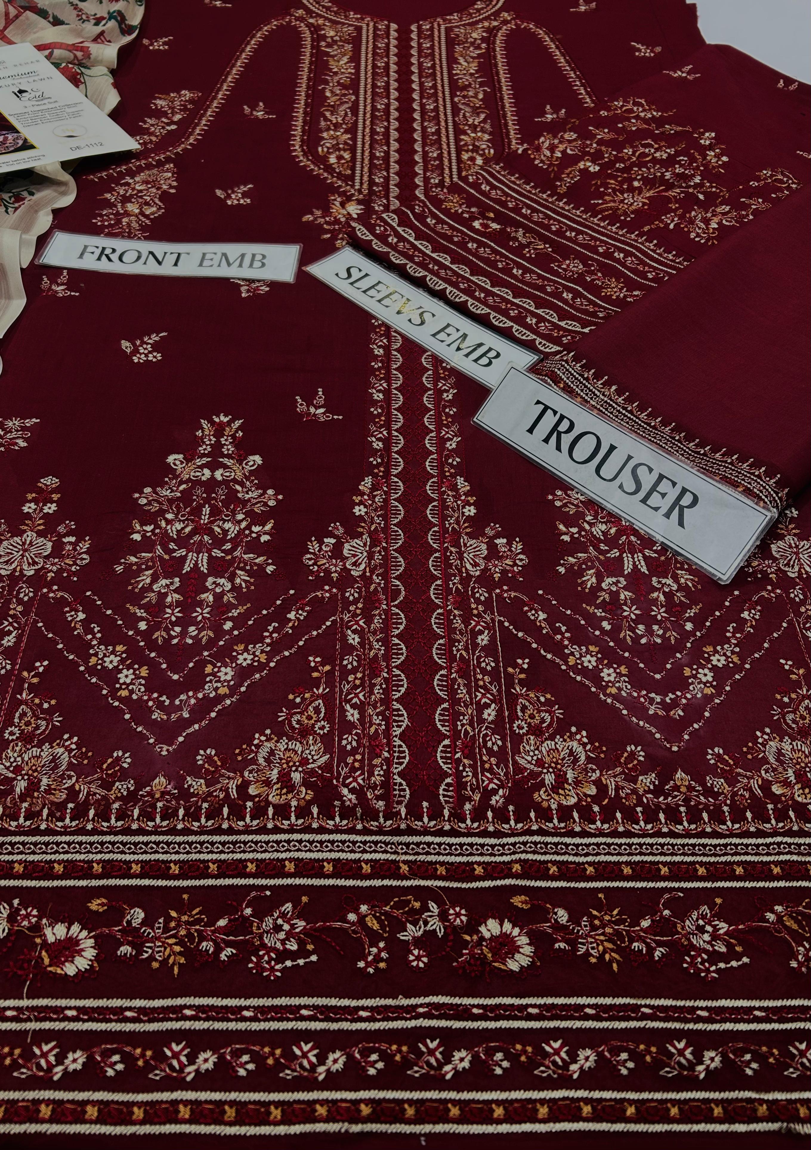 Lawn Embroided